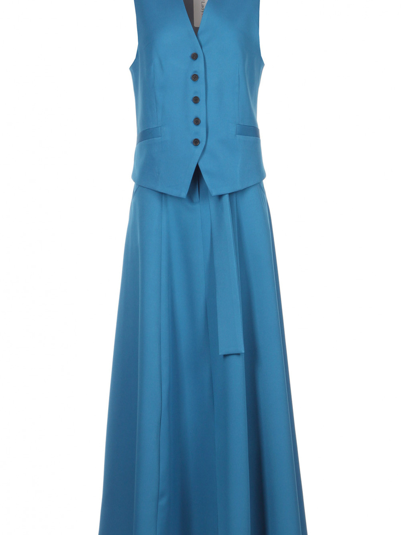 Спідниця міді LadyLike модель ll197620064-biryuzovij Фото