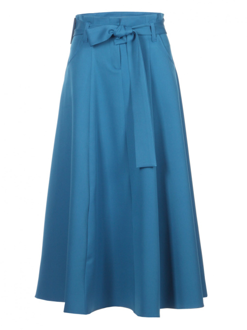 Юбка миди LadyLike модель ll197620064-biryuzovij Фото