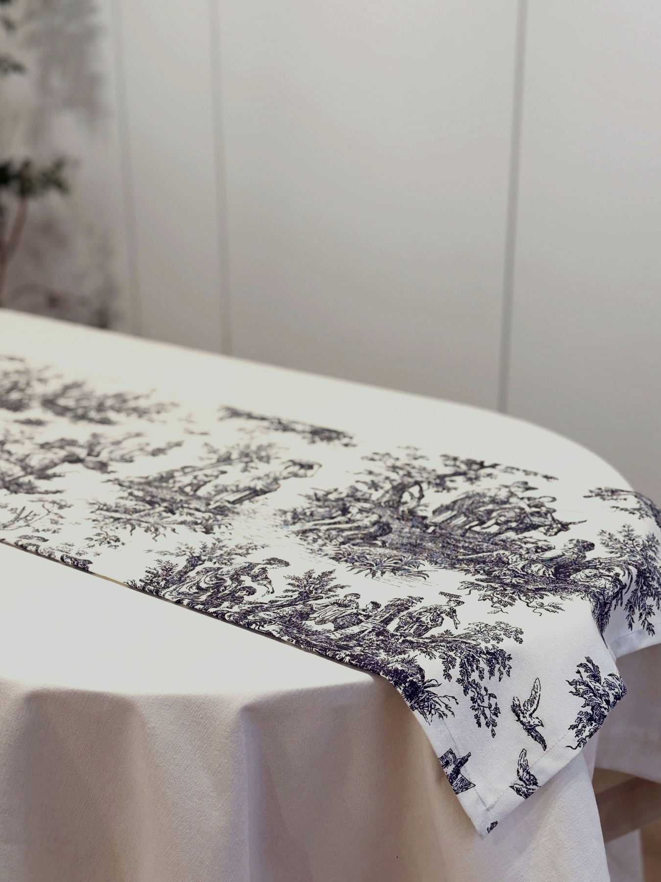 Ранер-доріжка для обіднього столу DUCK водовідштовхуюча бежева Ecotton модель 25006 Фото