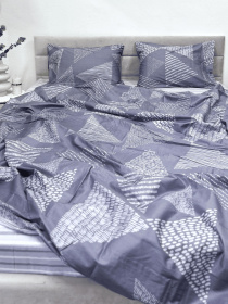 Комплект постільної білизни двосторонній Геометрична Абстракція Ecotton модель 23749 Фото