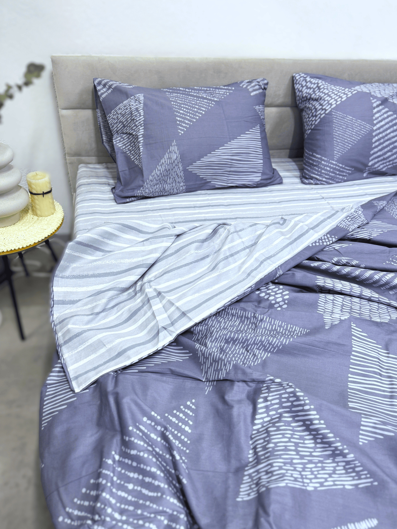 Комплект постільної білизни двосторонній Геометрична Абстракція Ecotton модель 23749 Комплект постільної білизни двосторонній Геометрична Абстракція Ecotton модель 23749 Фото