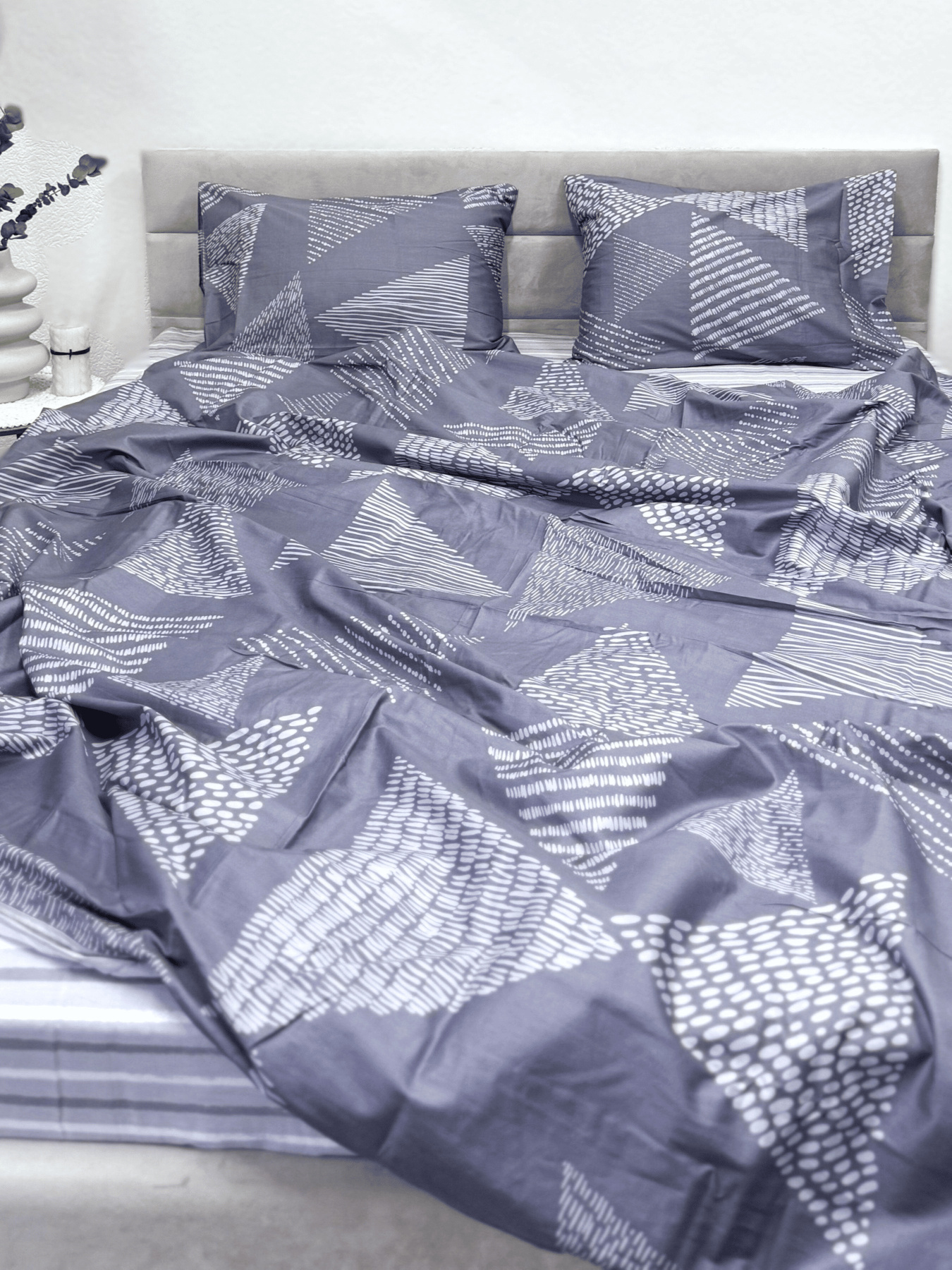 Комплект постільної білизни двосторонній Геометрична Абстракція Ecotton модель 23749 Комплект постільної білизни двосторонній Геометрична Абстракція Ecotton модель 23749 Фото