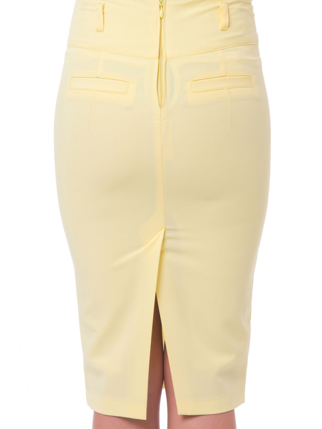 Спідниця міді LadyLike модель ll109020031-zhovtij Фото