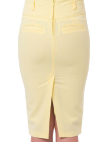 Спідниця міді LadyLike модель ll109020031-zhovtij Фото