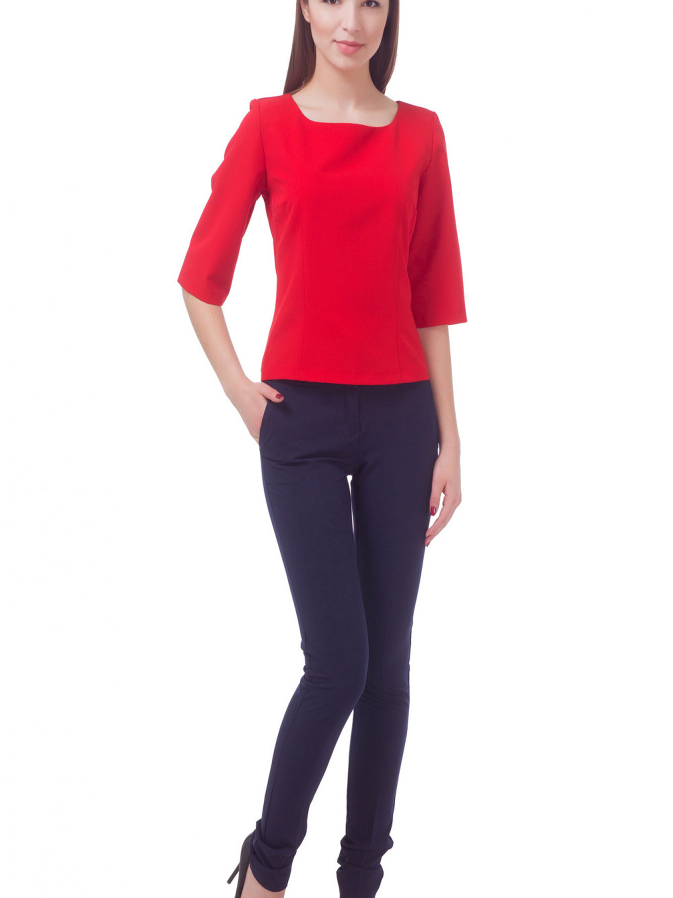 Повседневные штаны LadyLike модель ll106320164-sinij Фото