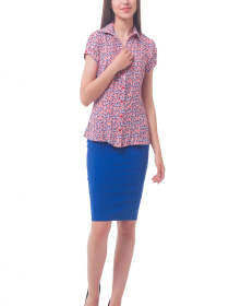 Спідниця міді LadyLike модель ll48020067-sinij Фото