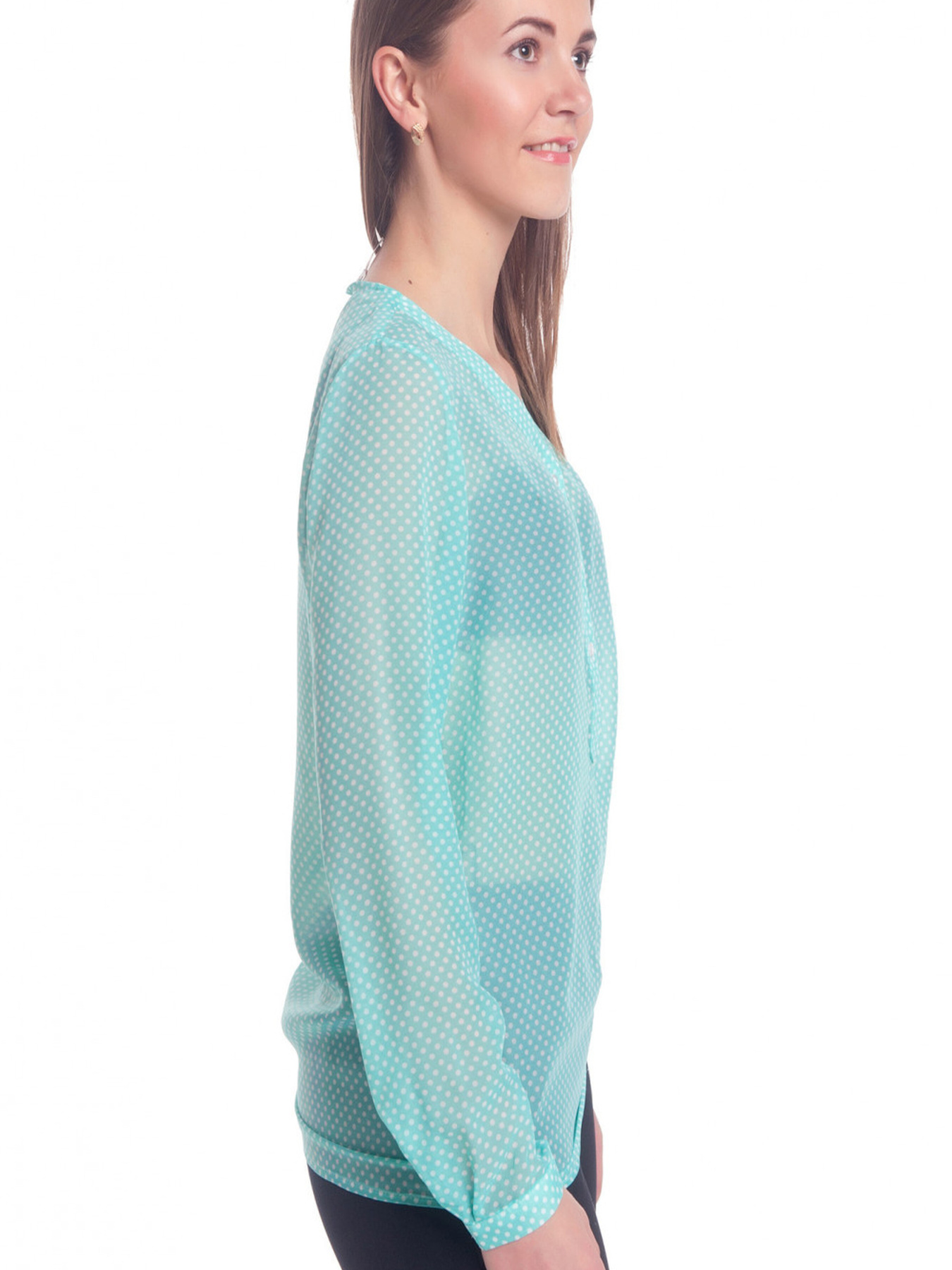 Блуза LadyLike модель ll136238216-biryuzovij Фото