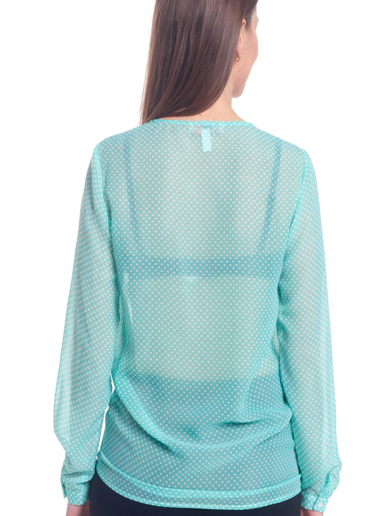 Блуза LadyLike модель ll136238216-biryuzovij Фото