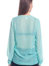 Блуза LadyLike модель ll136238216-biryuzovij Фото