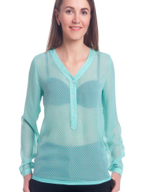 Блуза LadyLike модель ll136238216-biryuzovij Фото