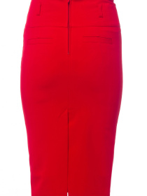 Спідниця міді LadyLike модель ll109060010-chervonij Фото