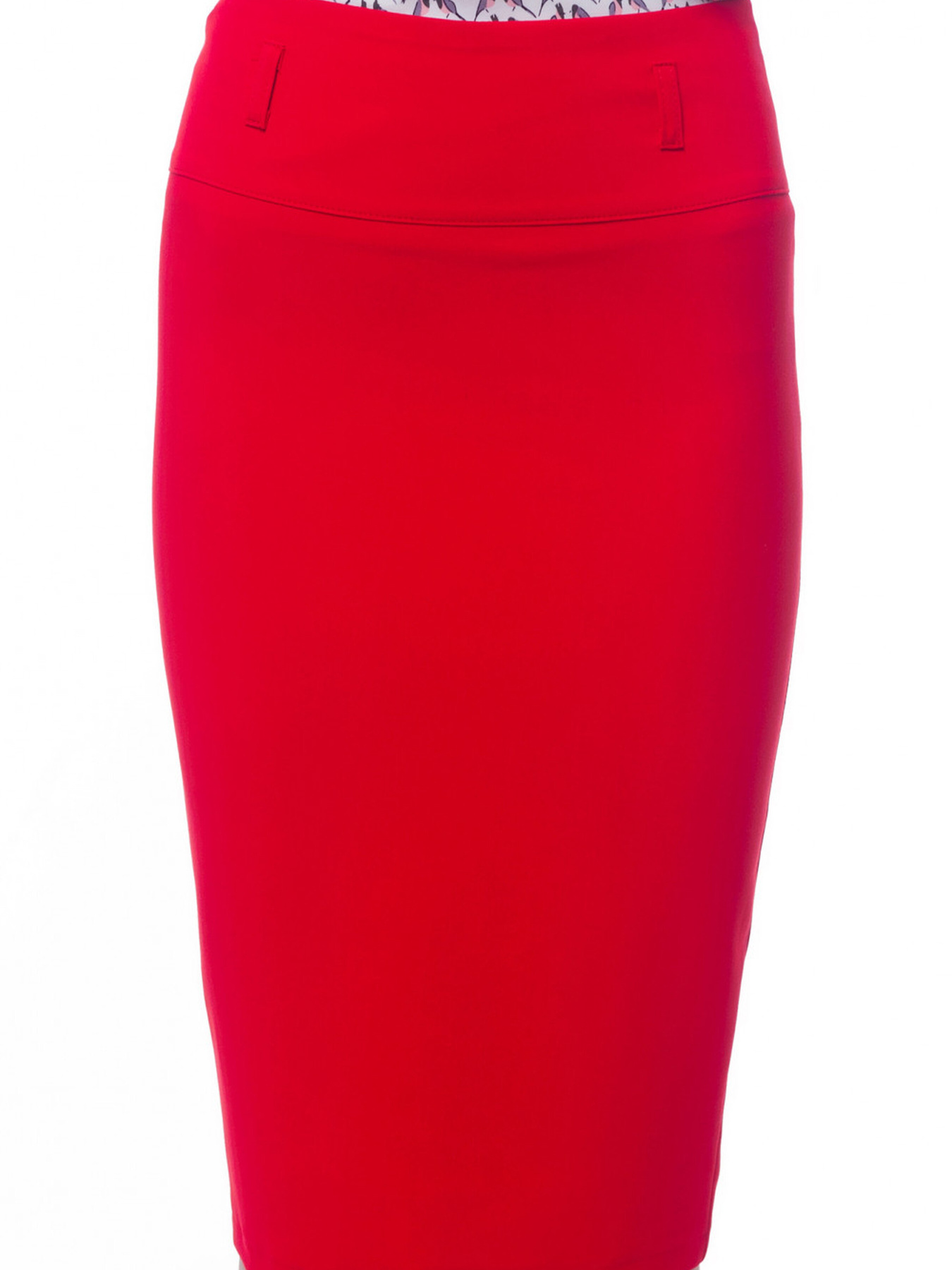 Спідниця міді LadyLike модель ll109060010-chervonij Фото