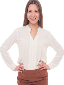 Блуза LadyLike модель ll806110010-bezhevij Фото