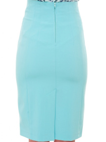 Юбка мини LadyLike модель ll31820042-biryuzovij Фото