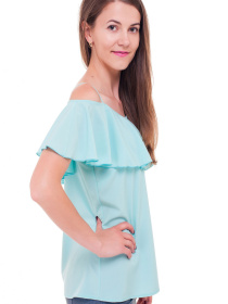 Блуза LadyLike модель ll151410042-biryuzovij Фото