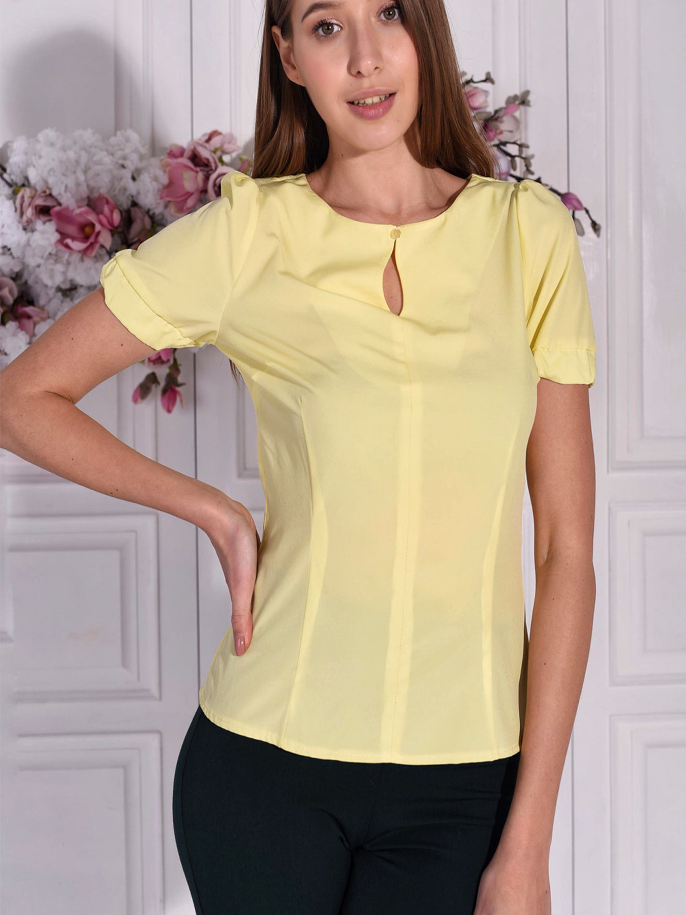 Блуза LadyLike модель ll144610031-zhovtij Фото