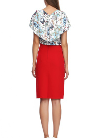 Спідниця міді LadyLike модель ll31820010-chervonij Фото