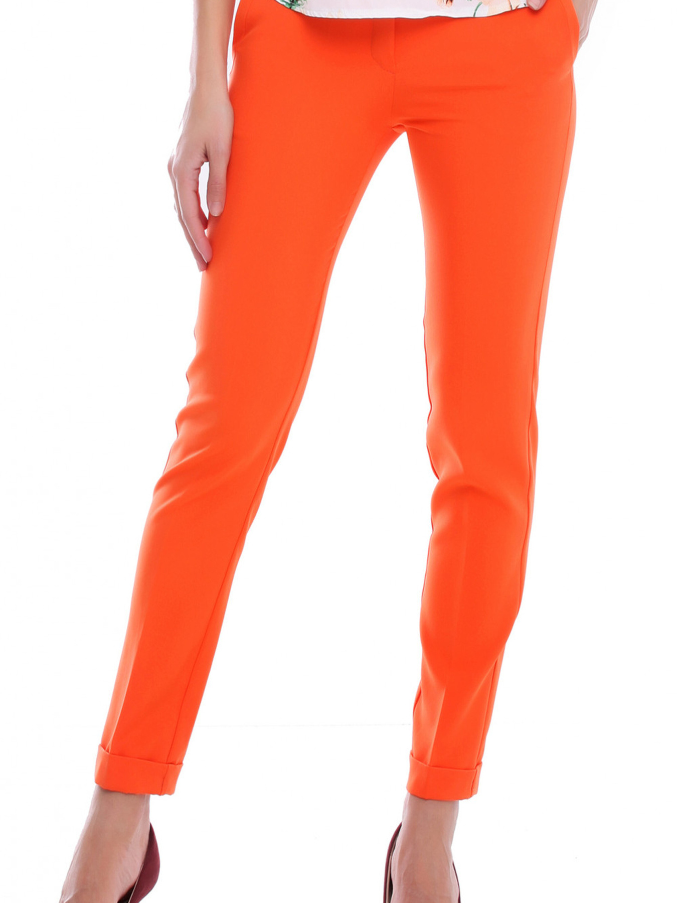 Брюки повседневные LadyLike модель ll94420037-pomaranchevij Фото