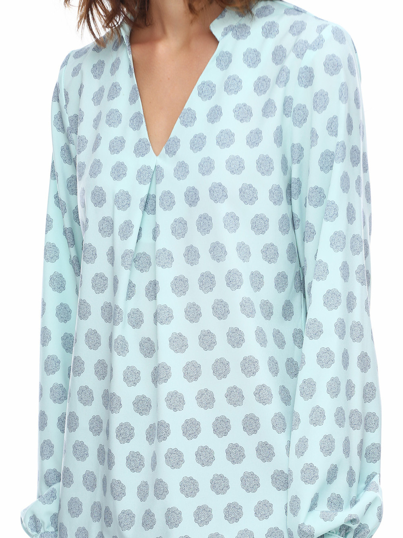 Блуза LadyLike модель ll170316942-biryuzovij Фото