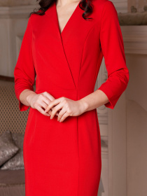 Платье мини LadyLike модель ll179020010-chervonij Фото