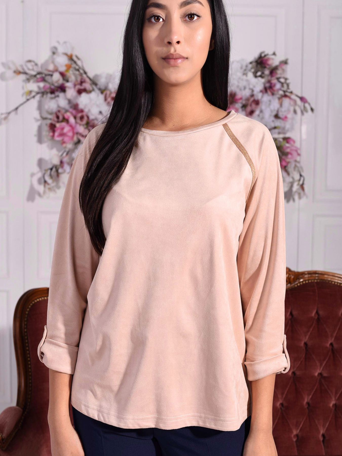 Блуза LadyLike модель ll35480089-bezhevij Фото