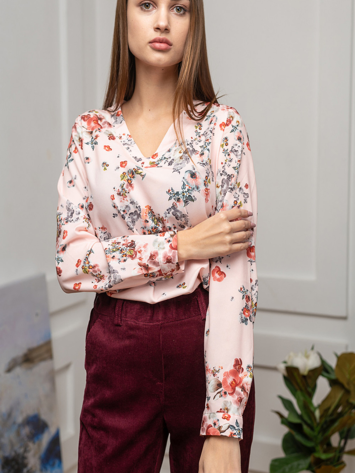 Блуза LadyLike модель ll136216584-rozhevij Фото