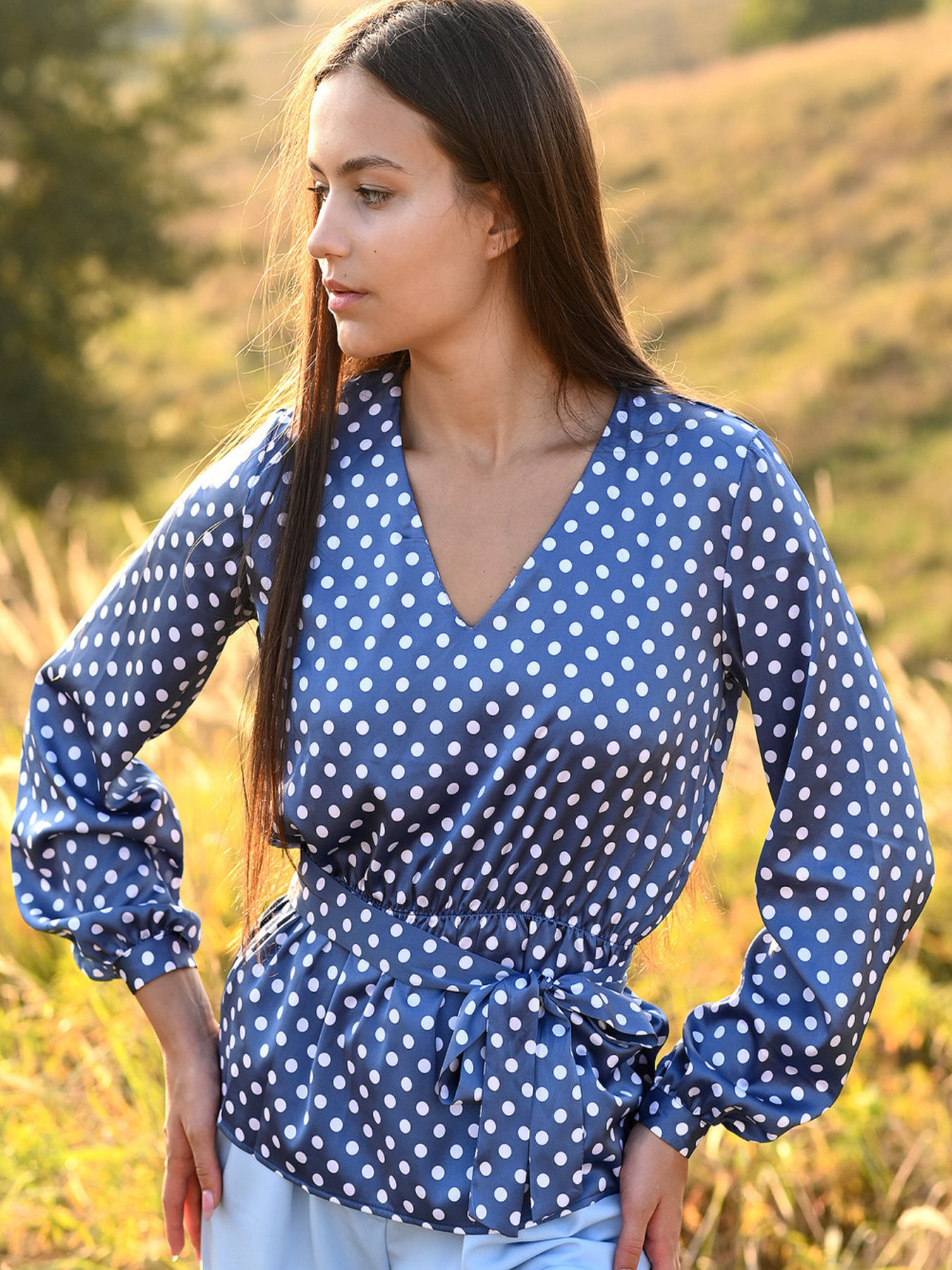 Блуза LadyLike модель ll202133364-blakitnij Фото