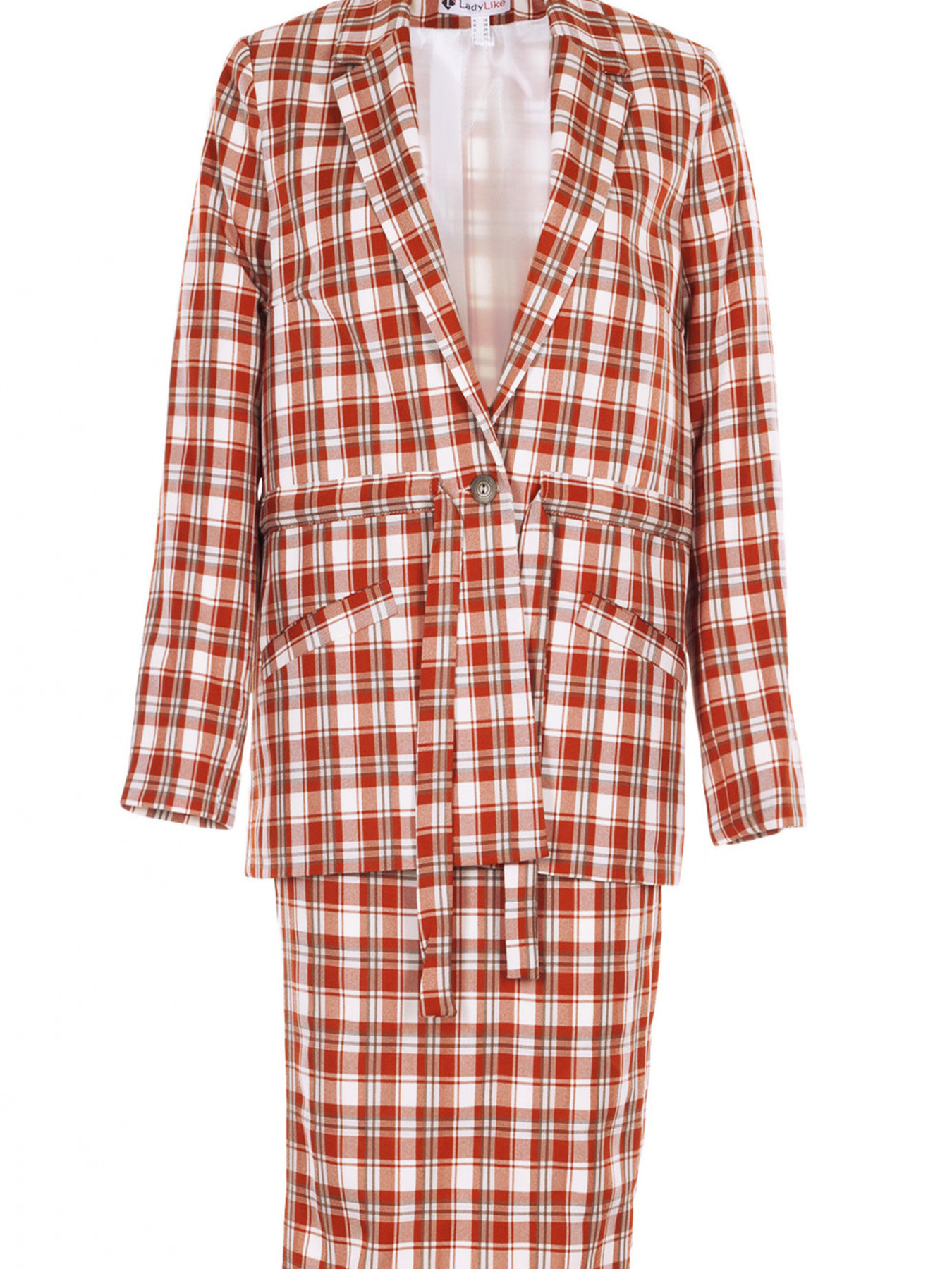 Спідниця міді LadyLike модель ll31823384-rudij Фото