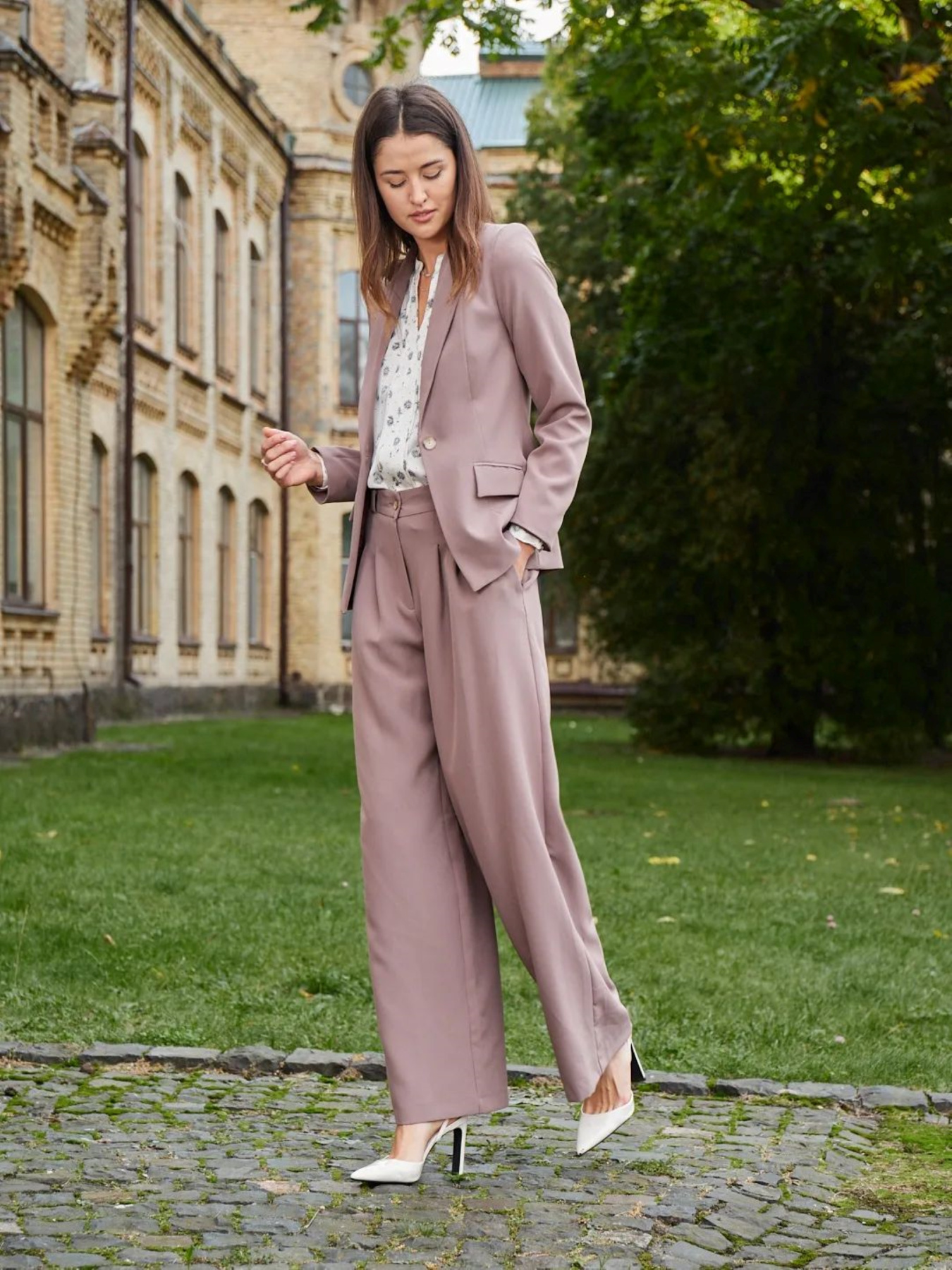 Штани палаццо LadyLike модель ll193620188-bezhevij Фото