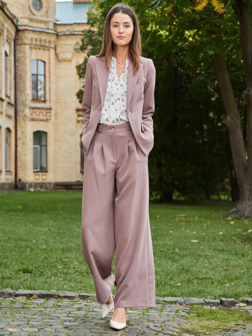 Брюки палаццо LadyLike модель ll193620188-bezhevij Фото