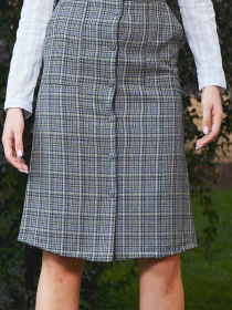 Спідниця міді LadyLike модель ll173464431-sirij Фото