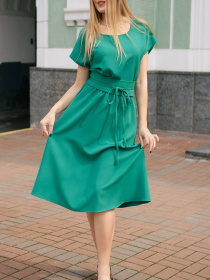 Платье миди LadyLike модель ll213620074-zelenij Фото