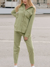 Брюки повседневные LadyLike модель ll169280074-zelenij Фото