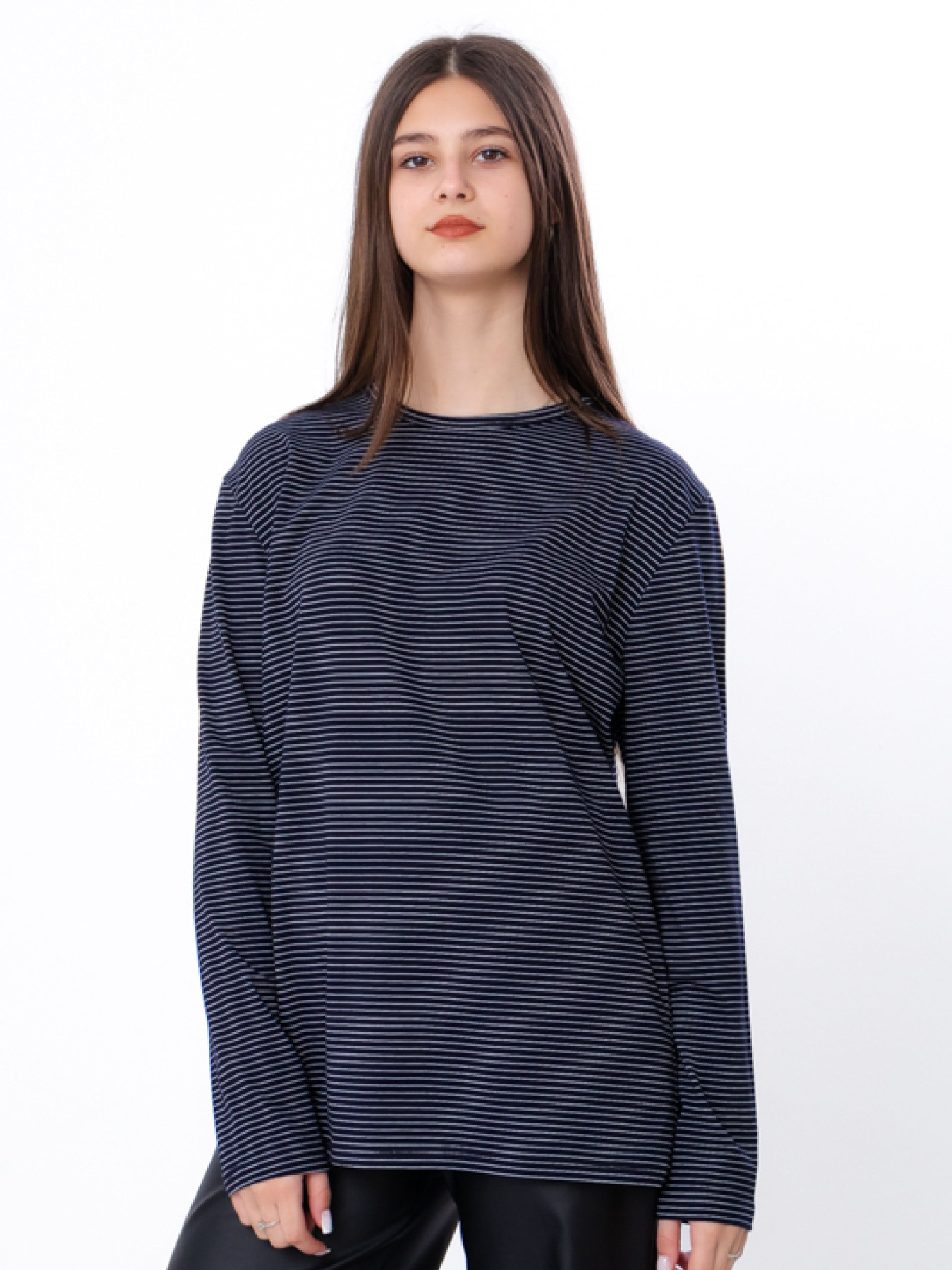 Лонгслив Носи своє модель 6363-095-chornilxno-sinj Фото