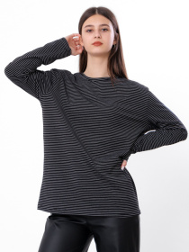 Лонгслив Носи своє модель 6363-095-chornij Лонгслив Носи своє модель 6363-095-chornij Фото