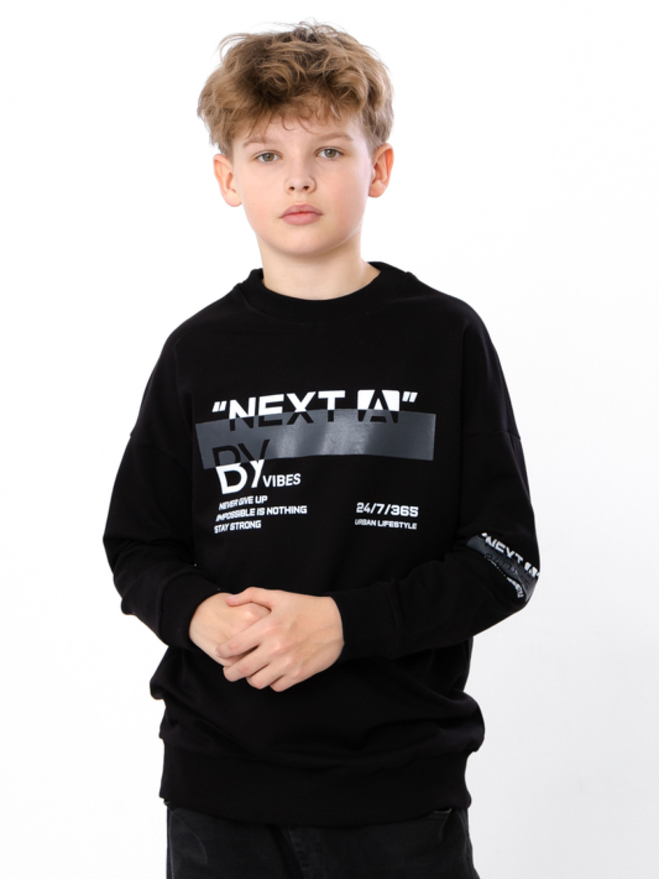 Свитшот Носи своє модель 6393-057-33-6-chornij Фото