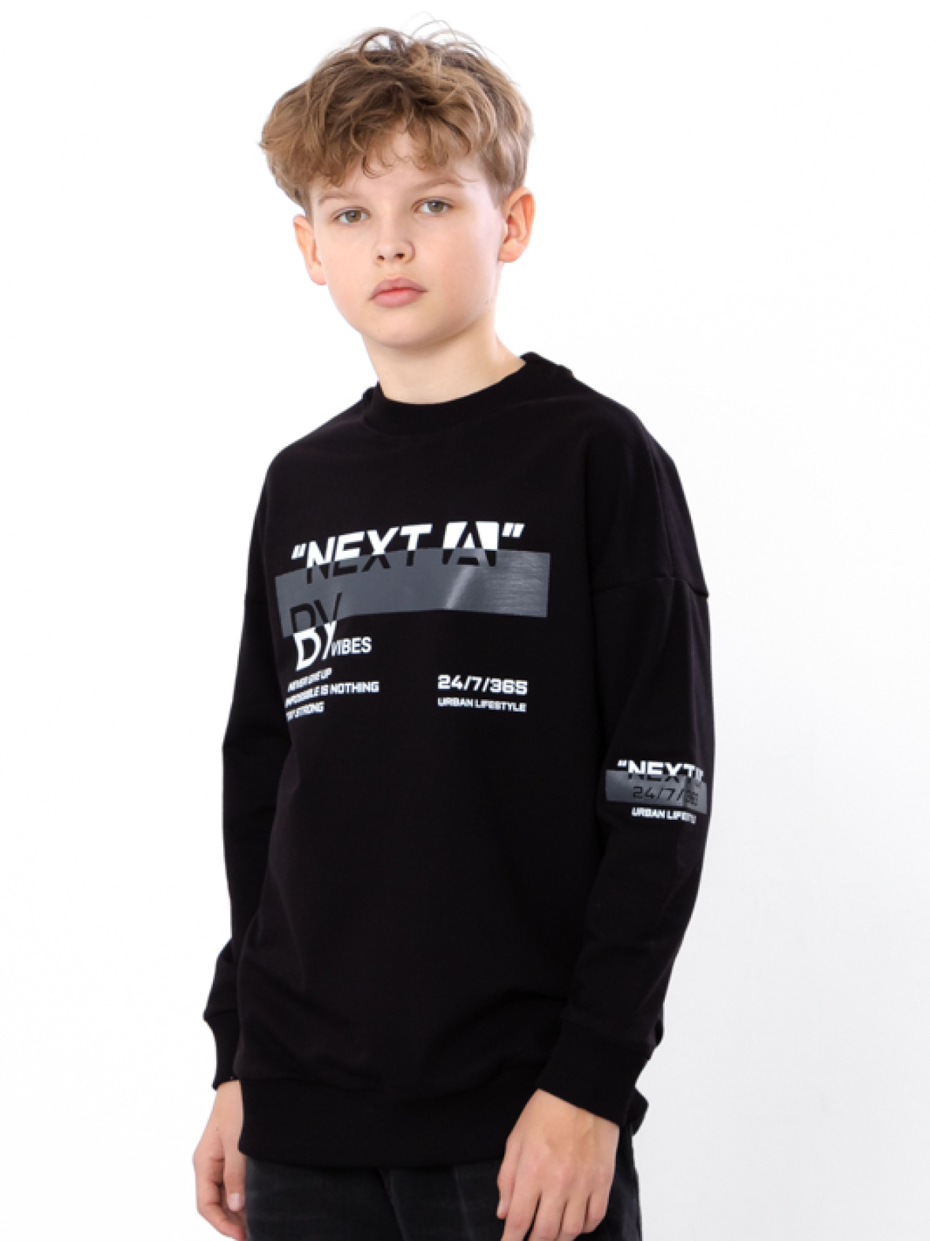 Свитшот Носи своє модель 6393-057-33-6-chornij Фото