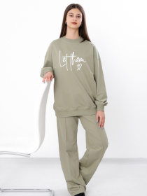 Повсякденний костюм Носи своє модель 6444-057-33-olivkovo-srij Фото