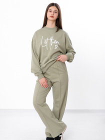 Повсякденний костюм Носи своє модель 6444-057-33-olivkovo-srij Фото