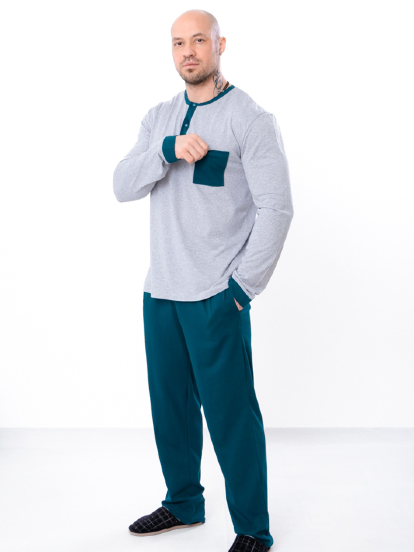 Пижама Носи своє модель 8625-001-temno-smaragdovij Фото