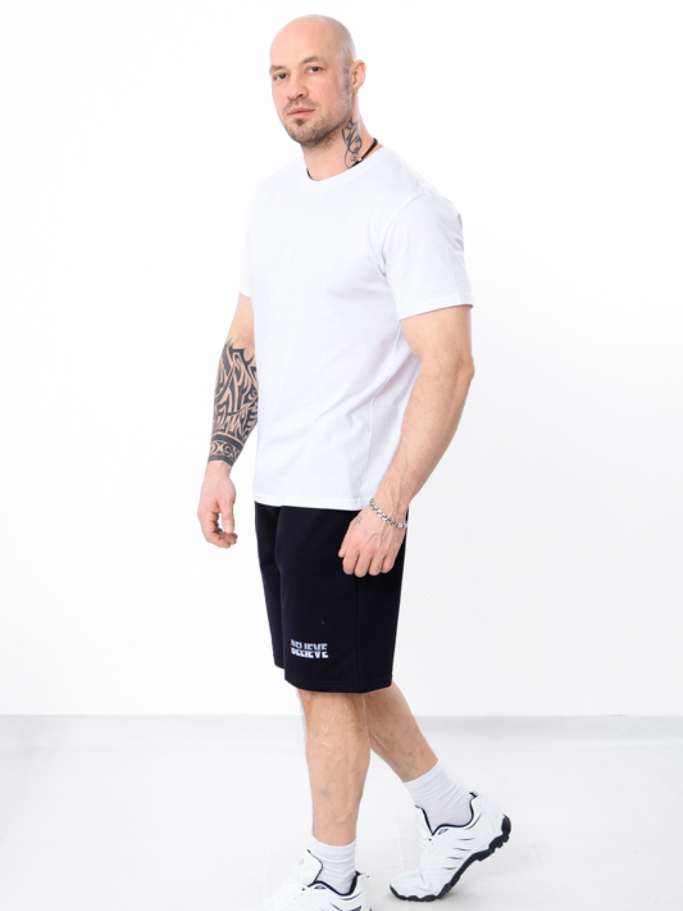 Повсякденні шорти Носи своє модель 8123-057-33-chornilxno-sinj-believe Фото