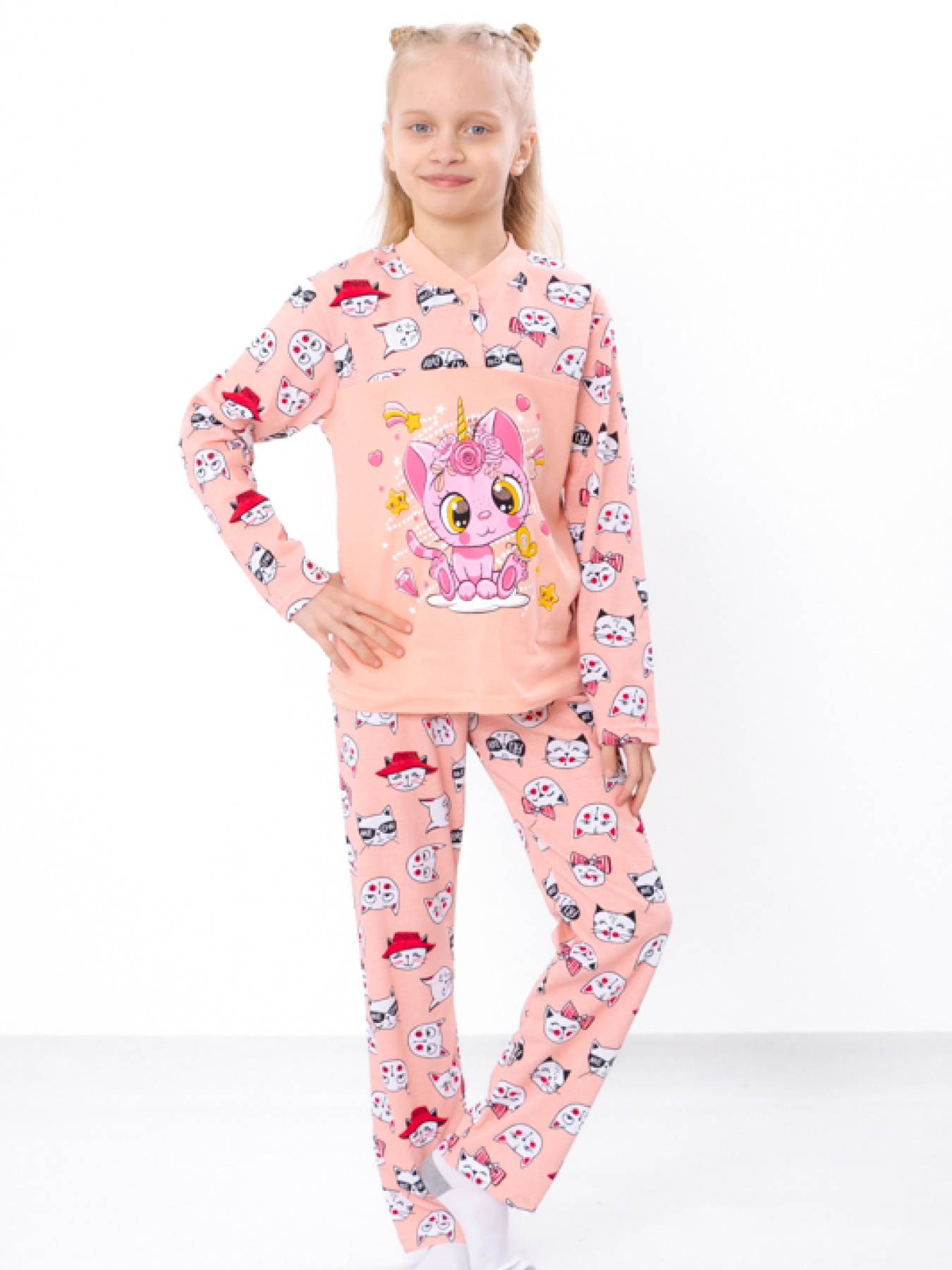 Пижама Носи своє модель 6077-002-33-5-kotiki-persik Фото