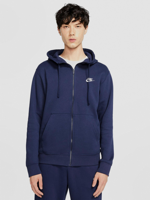 Кофта NIKE M Nsw Club Hoodie Fz Bb модель BV2645-410 Фото