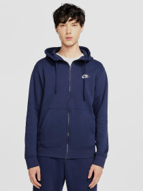 Кофта NIKE M Nsw Club Hoodie Fz Bb модель BV2645-410 Фото