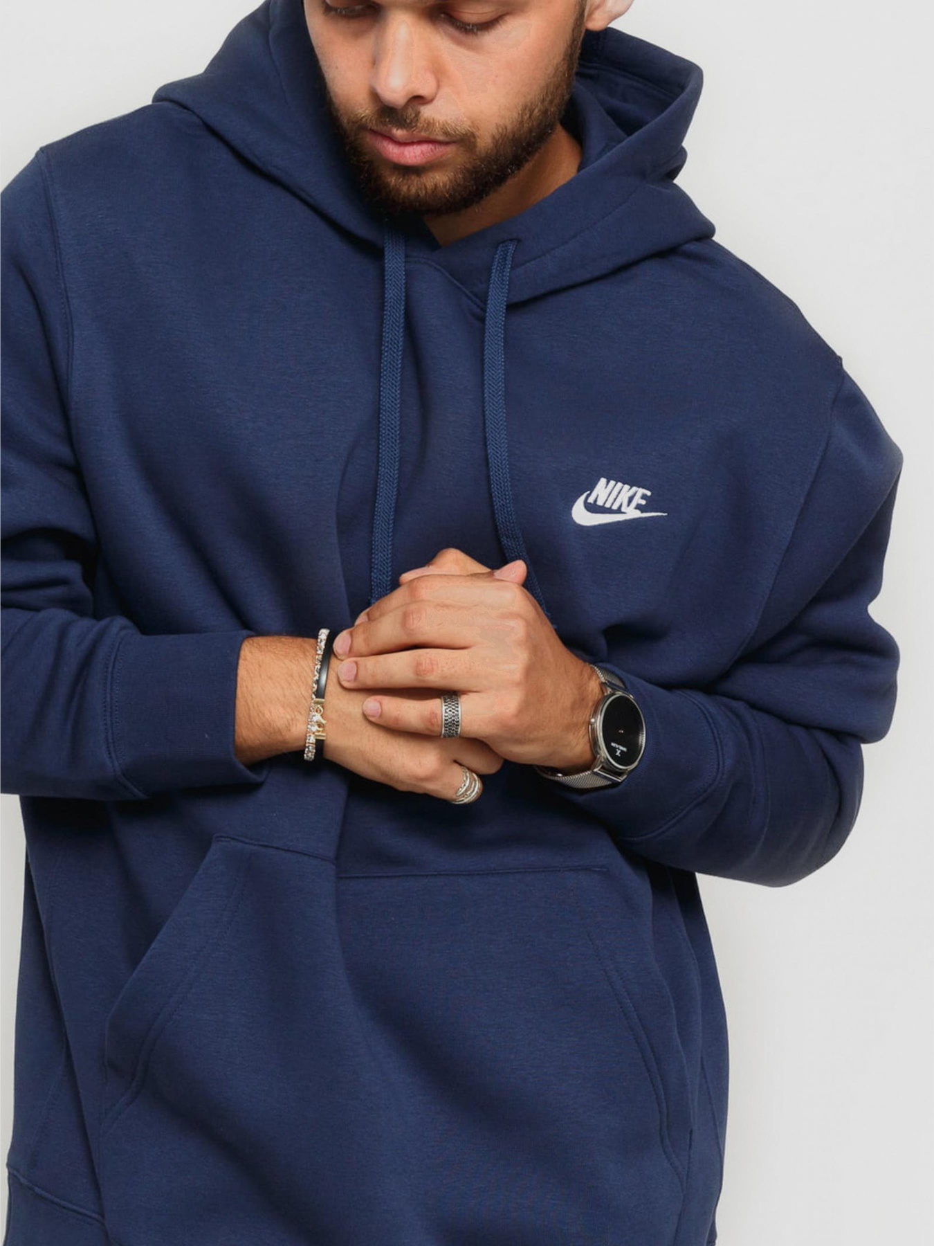 Худі NIKE M Nsw Club Hoodie Po Bb модель BV2654-410 Фото
