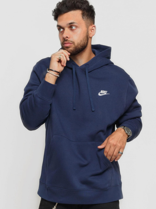Худі та світшоти NIKE M Nsw Club Hoodie Po Bb модель BV2654-410 Фото
