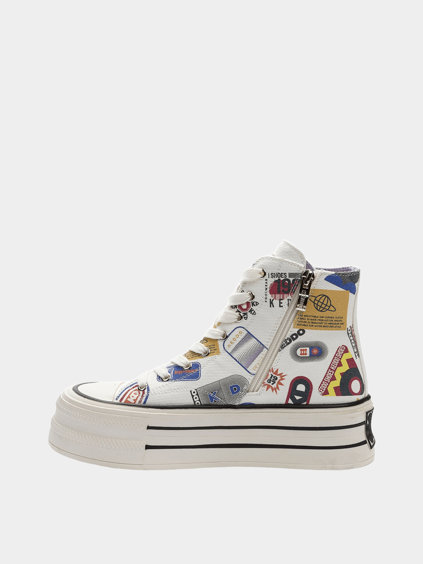 Кеды высокие Crosby модель 857114/14-17W-white/yellow Фото