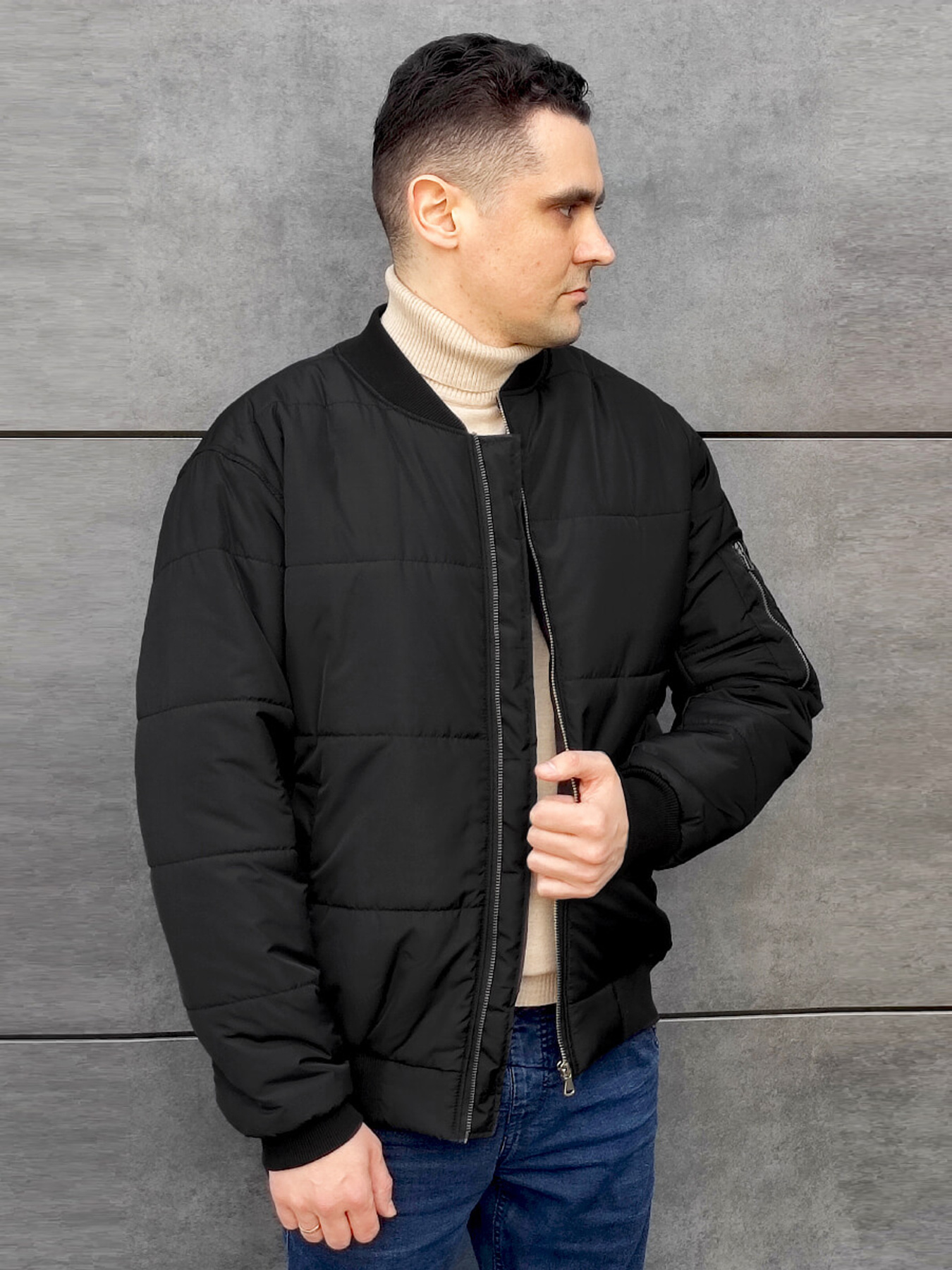 Бомбер Sun's House модель BS-Black Фото