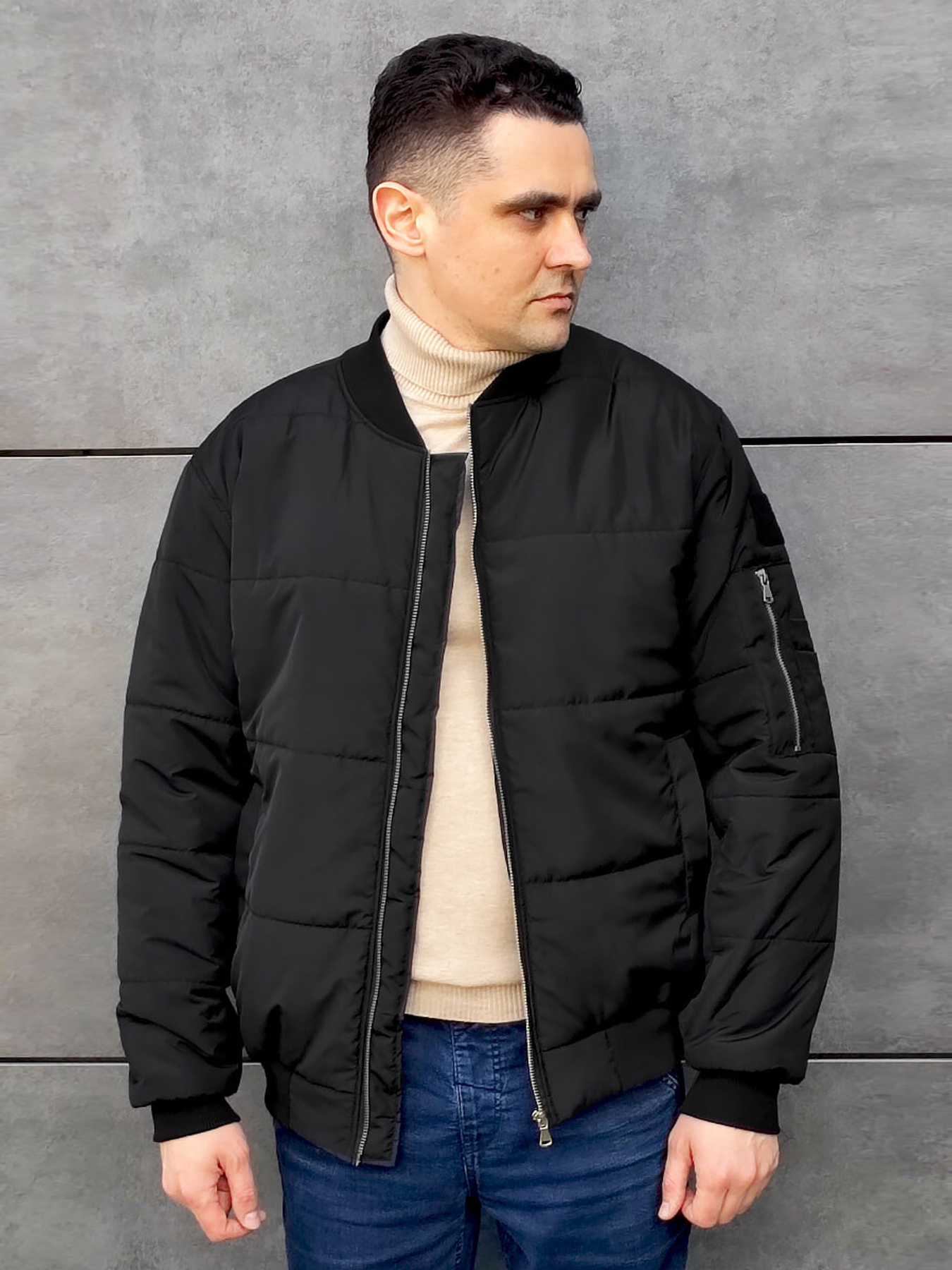 Бомбер Sun's House модель BS-Black Фото