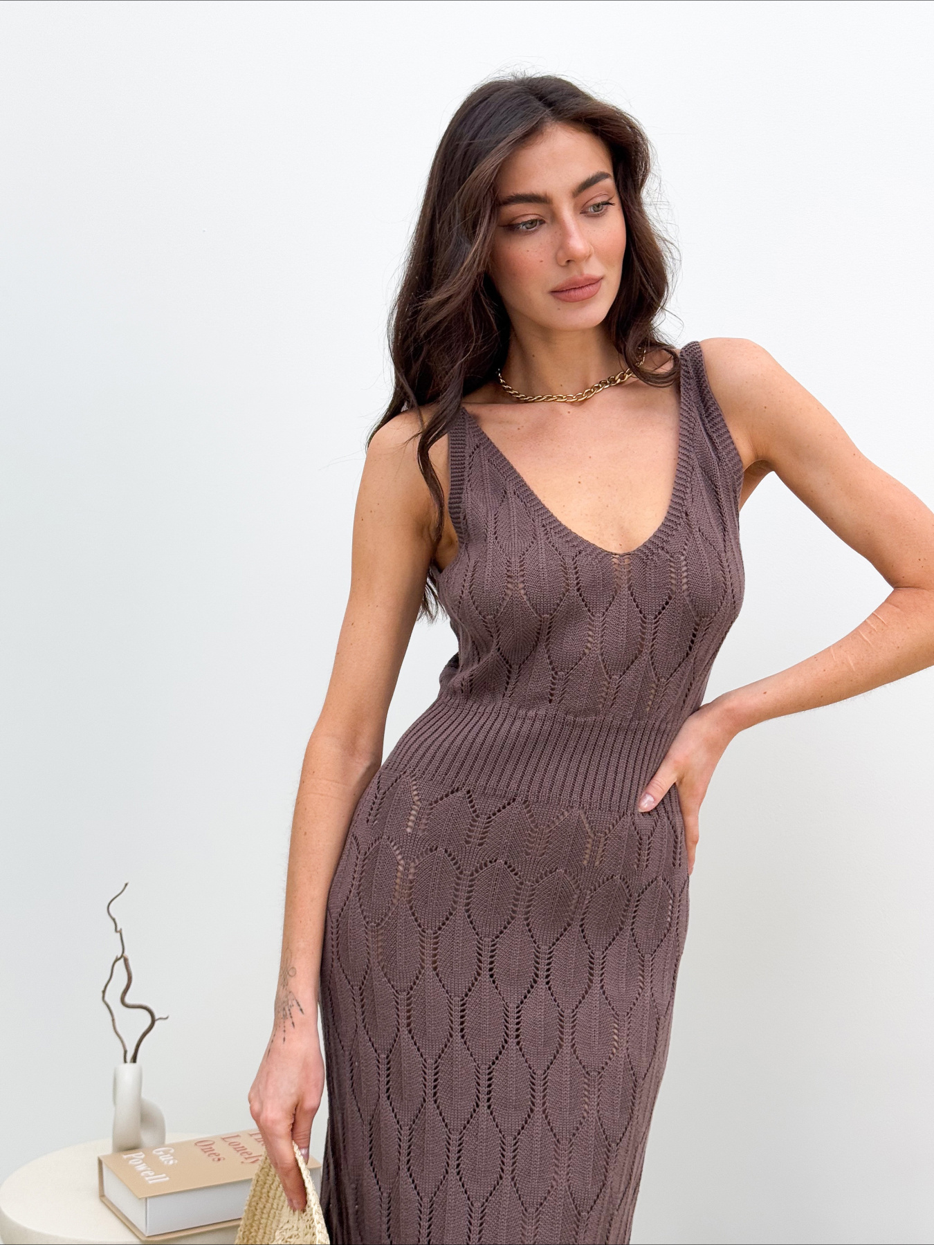 Сукня максі ART KNIT модель 37688 Фото